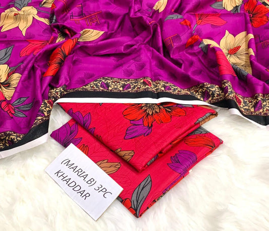 Maria B Khaddar 3pc