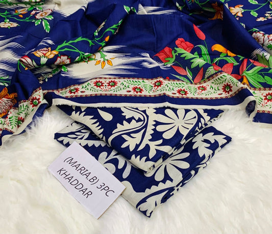 Maria B khaddar 3pc