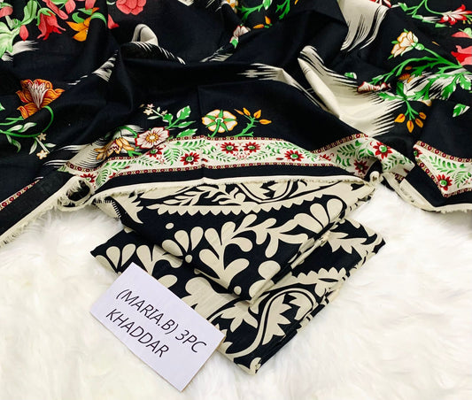 Maria B khaddar 3pc