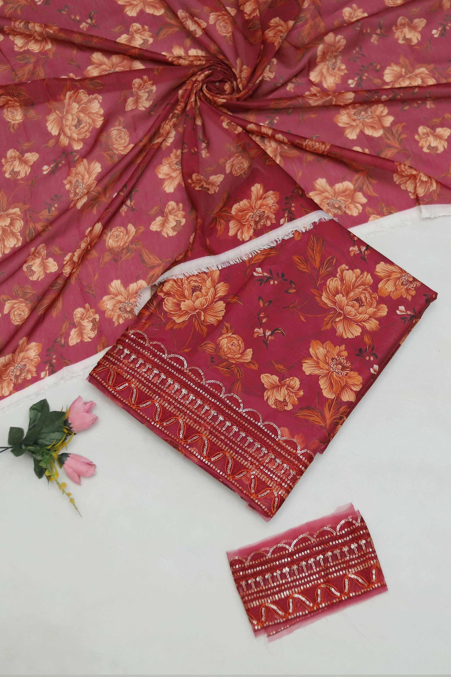 Maria B Lawn 3Pc