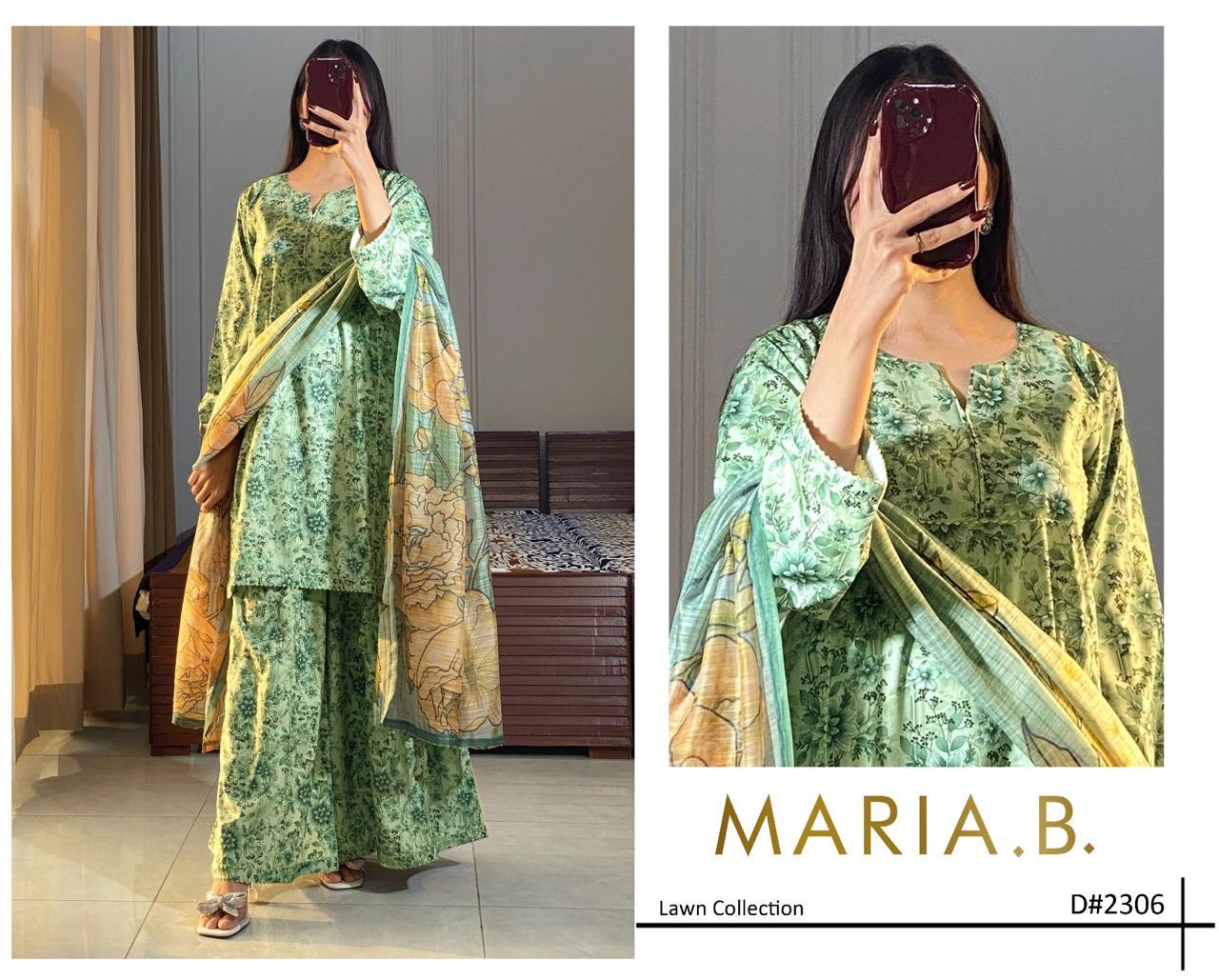 Maria B Lawn 3Pc