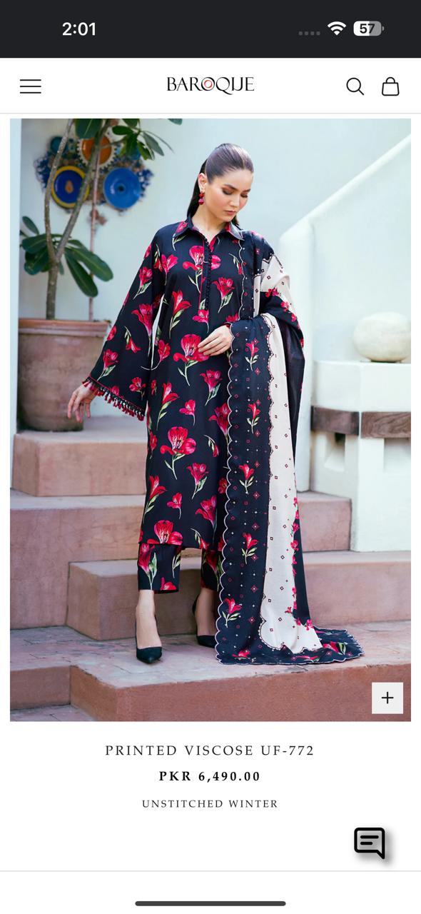 NISHA BY NISHAT Khaddar 3pc 522