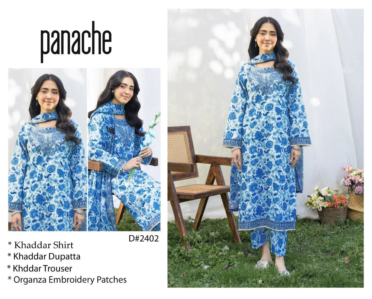 Panache Khaddar 3pc