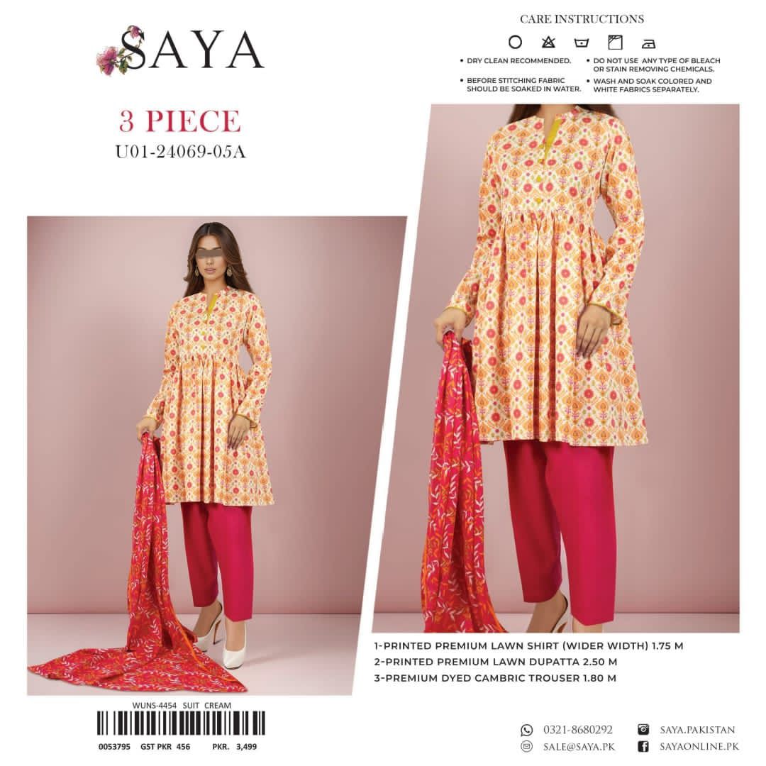 SAYA LAWN 3pc