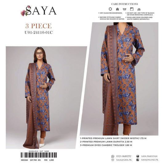 SAYA LAWN 3pc