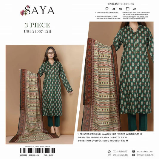 SAYA LAWN 3pc