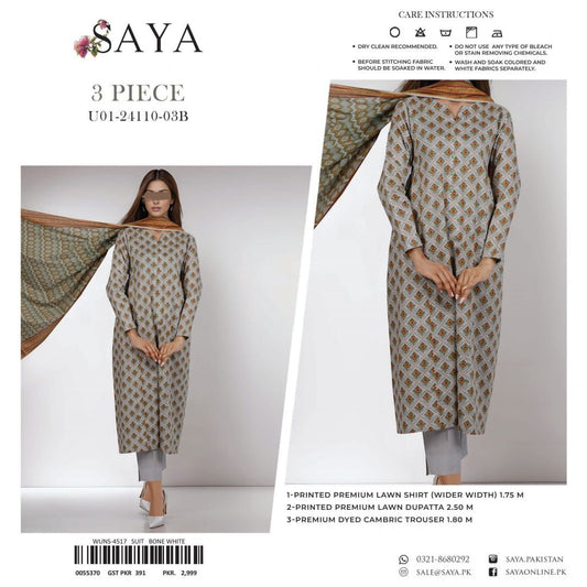 SAYA LAWN 3pc