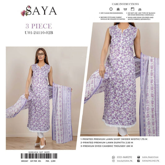 SAYA LAWN 3pc