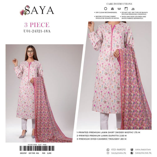 SAYA LAWN 3pc