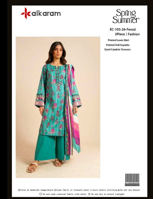 Alkaram Lawn 3pc