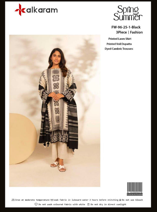 Alkaram Lawn 3pc