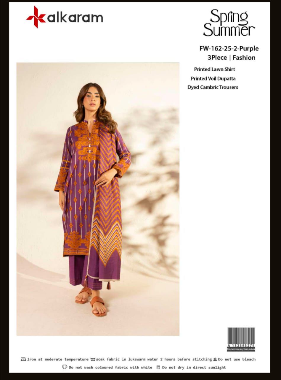 Alkaram Lawn 3pc