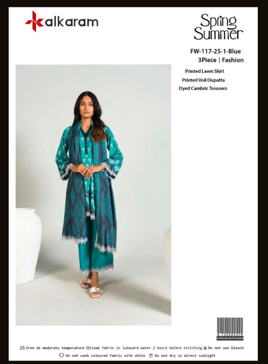 Alkaram Lawn 3pc