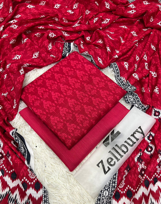 Zellbury Khaddar 3pcs