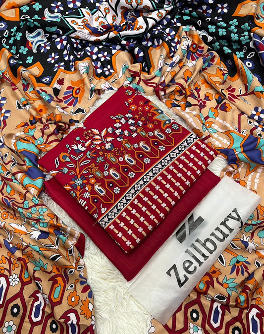 Zellbury Khaddar 3pcs
