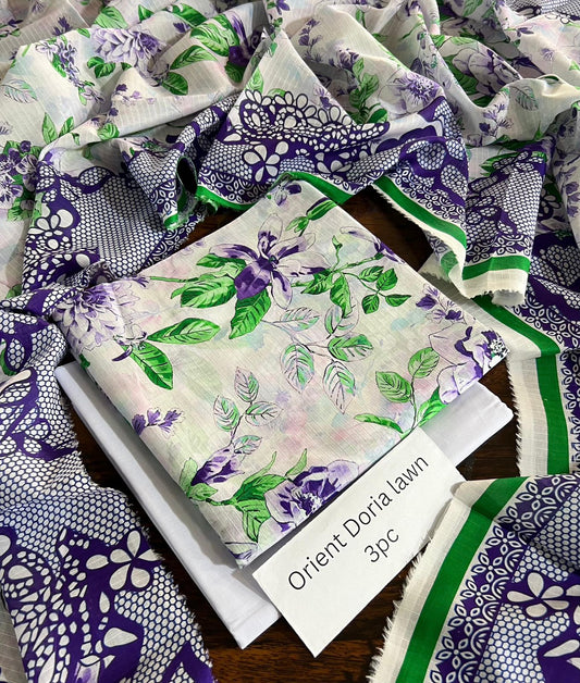 Orient ( Doria  Lawn 3pc )